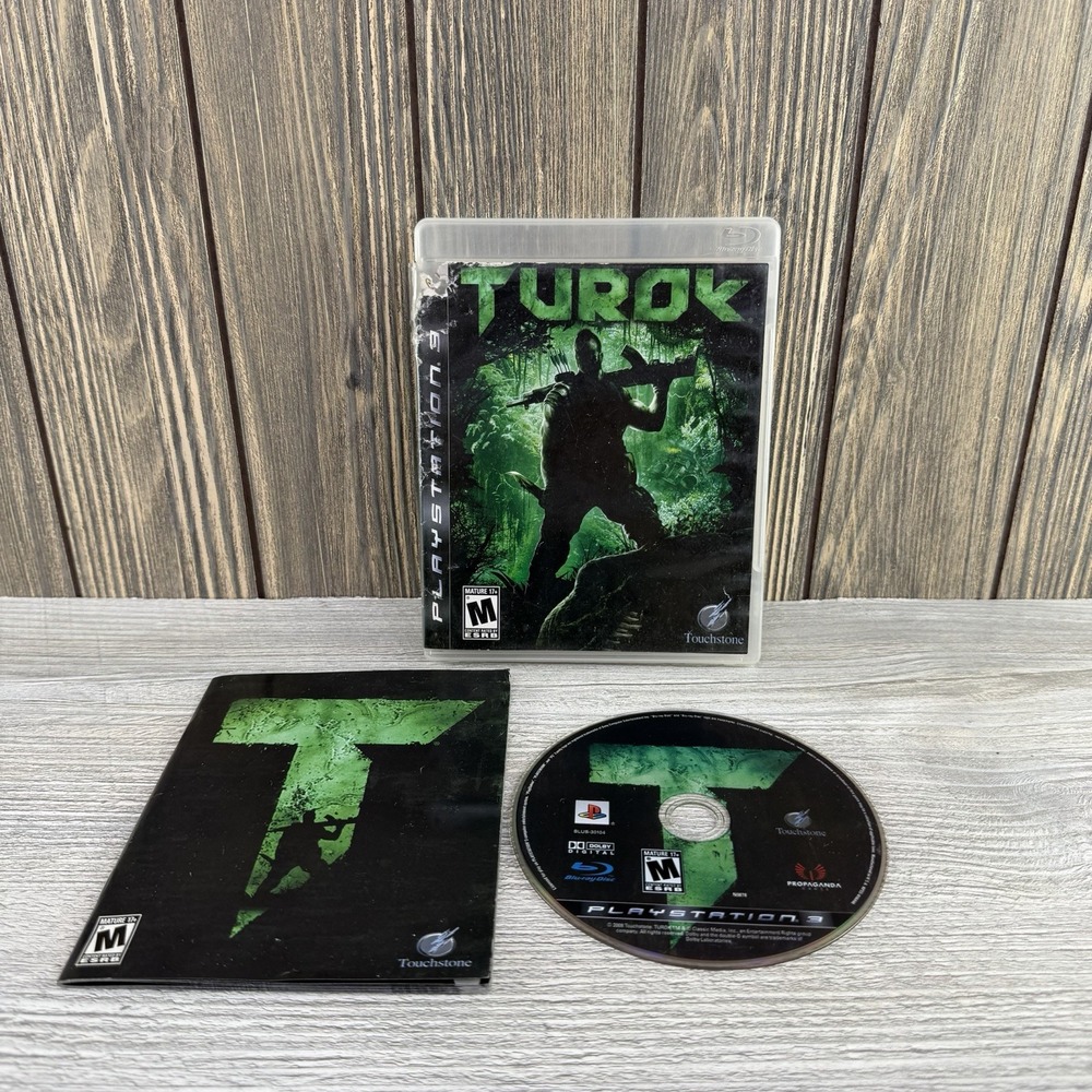 Turok (Sony PlayStation 3 PS3, 2008) Complete W/Manual